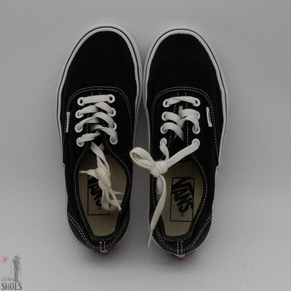 Vans - Black Canvas Lace Ups - Women's Size 6.5 - Picture 9 of 12